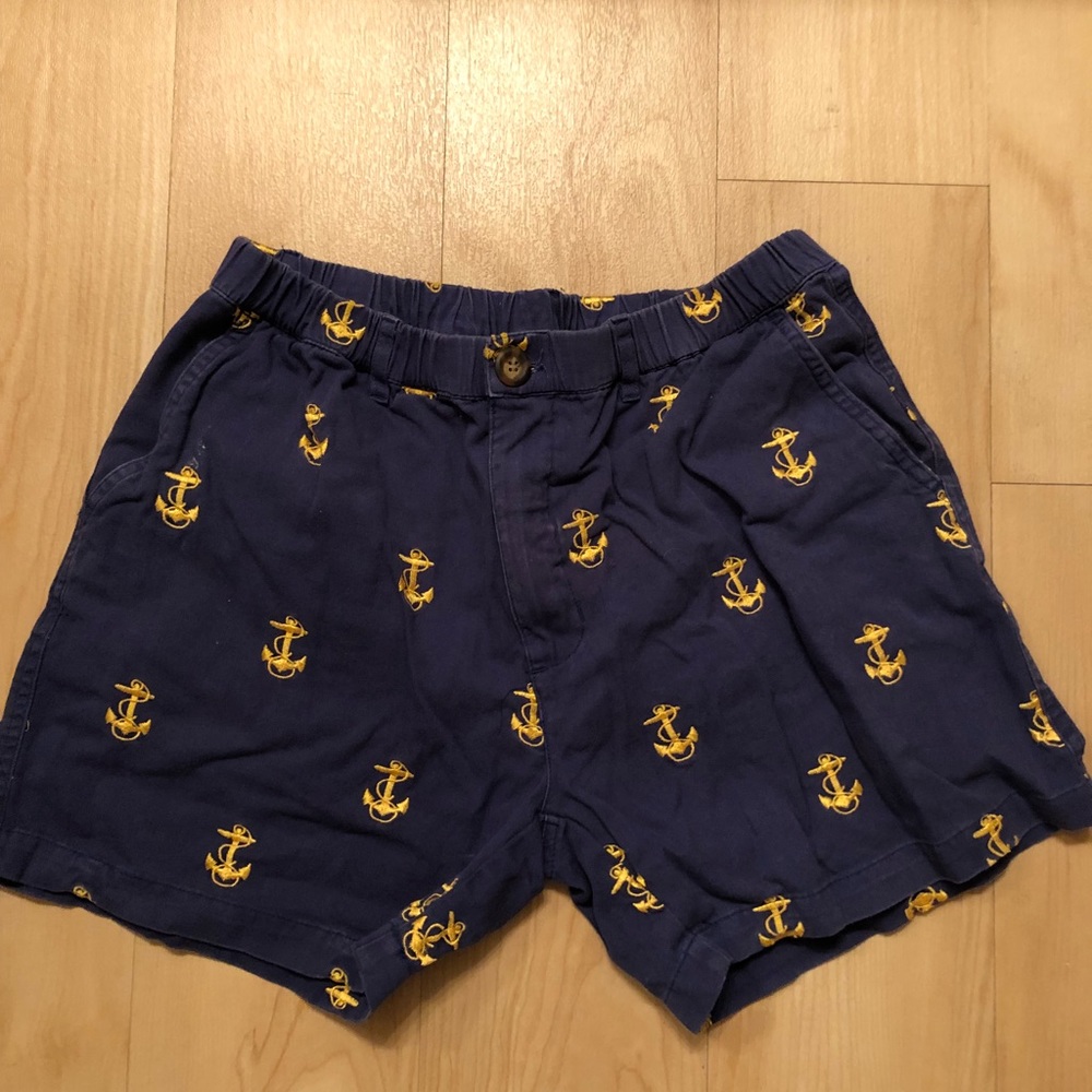 Chubbie’s shorts Navy w/ Anchors - medium
